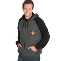 Manchester United Hoodie - Charcoal.