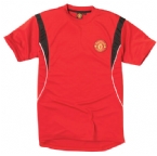 Manchester United Man Utd. Mens Poly Panel T-Shirt Red