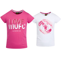 United Pack of 2 T-Shirts - Pink/White.