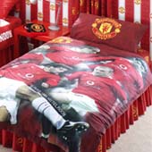 Manchester United Players Single Duvet and Pillowcase.