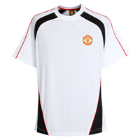 Manchester United Poly T-Shirt - White.