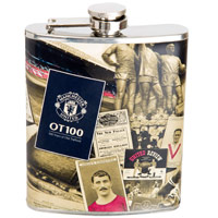 manchester United Retro OT100 Hip Flask.