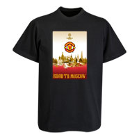 manchester United Road To Moscow Scene T-Shirt -