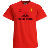 manchester United Road To Moscow T-Shirt - Red -
