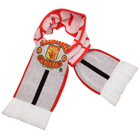 Manchester United Rooney Scarf - Red/White.