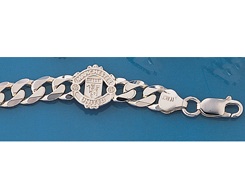 MANCHESTER UNITED silver manchester united bracelet