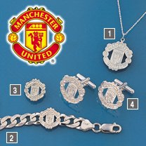 MANCHESTER UNITED silver manchester united pendant