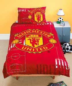 Manchester United Single Duvet Cover Set