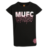 manchester United Starburst T-shirt- Black -