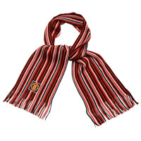 Manchester United Stripe Scarf - Red/White.