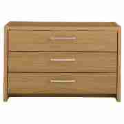 Manhattan 3 Drawer Chest, Oak Effect