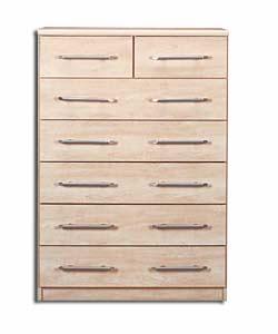 Manhattan 5 plus 2 Drawer Chest - Maple Effect