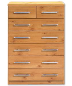 manhattan 5 Wide 2 Narrow Drawer Chest - Pine