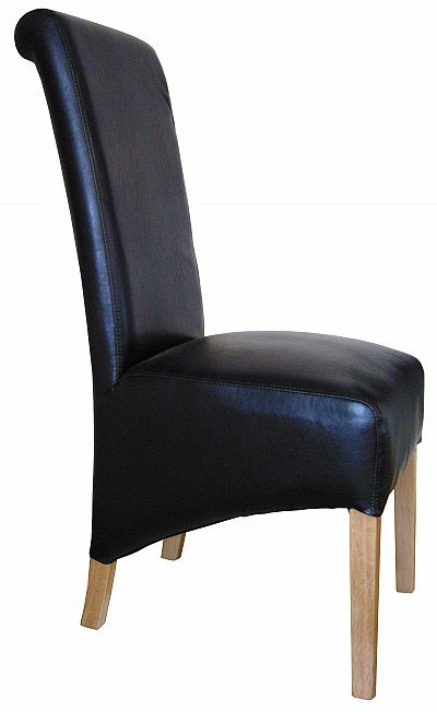 Manhattan Collection Rollback Leather Chairs -