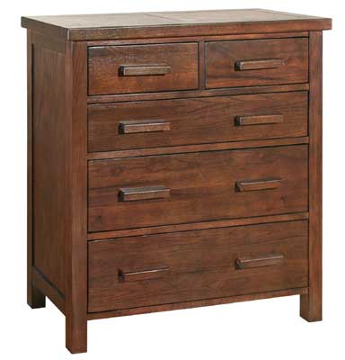 manhattan Dark Oak 2 over 3 Chest of Drawers