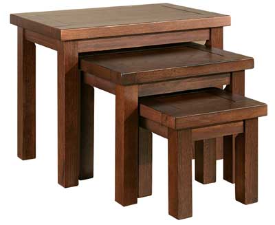 manhattan Dark Oak Nest of Tables