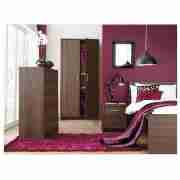 Manhattan Double Wardrobe, Walnut Effect