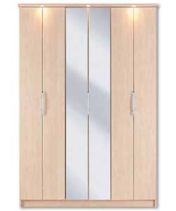 Manhattan Maple Bifold Wardrobe