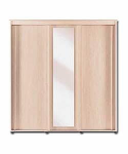 Manhattan Maple Effect 1.8m Triple Sliding Door