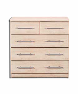 Maple Effect 3 plus 2 Drawer Chest