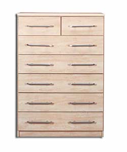 Maple Effect 5 plus 2 Drawer Chest