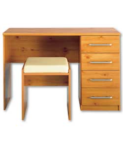 Manhattan Pine Dressing Table and Stool