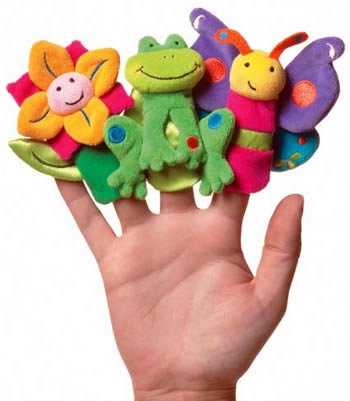 Manhattan Toy Garden Galley Finger Puppets
