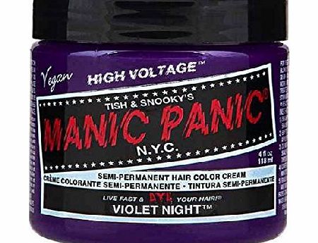 Manic Panic High Voltage Hair Dye - Vegan Hair Dye - Violet Night (dark purple) 118ml