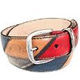 Manieri Patchwork Leather Belt
