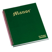 Manor A4 Twin-Wire Hardback Manuscript