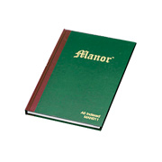 Manor A5 Casebound Manuscript Book with Index