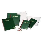 Manor A6 Twin-Wire Hardback Indexed Manuscript