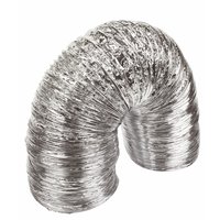 MANROSE Laminated Aluminium Silver 10m x 250mm Ducting Hose