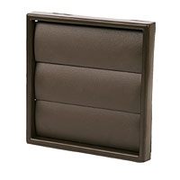 MANROSE Square Brown 100mm Flap Vent