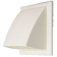 MANROSE Square White 140mm Cowl Vent