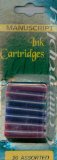 Manuscript 20 assorted coloured cartridges for Manuscript pens