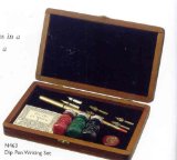 Boxed Victoriana calligraphy writing set, nibs 