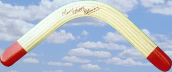 Many Happy Returns Boomerang