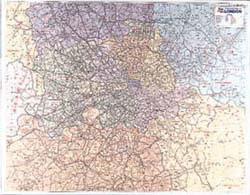 Postal Districts of London Map