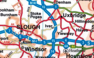 Primary Routes 100 Miles Around