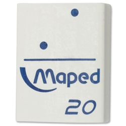 Maped Domino Eraser Pack 20