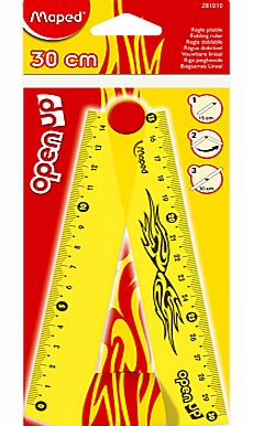 Maped Open Up Ruler, 30cm