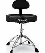 Mapex Drum Stool Saddle Top with Backrest Four