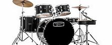 Tornado III 22 Rock Fusion Drum Kit Black