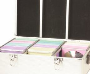 Maplin 500-CD/DVD CASE HOLDER DISC STORAGE BOX LOCK SUITCASE