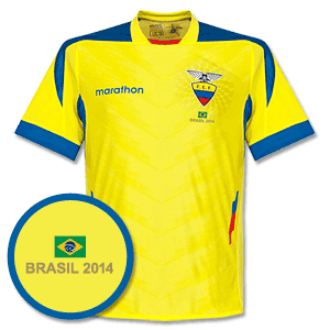 Ecuador Home Shirt 2014 2015 Inc Free Brazil