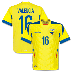 Marathon Ecuador Home Valencia Shirt 2014 2015 (Fan Style