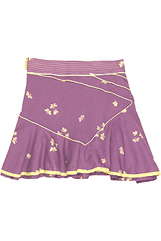 Marc by Marc Jacobs Butterfly print ruffled mini skirt