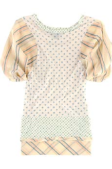 Marc by Marc Jacobs Cotton patchwork top