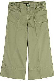 Cropped Gabardine Pants
